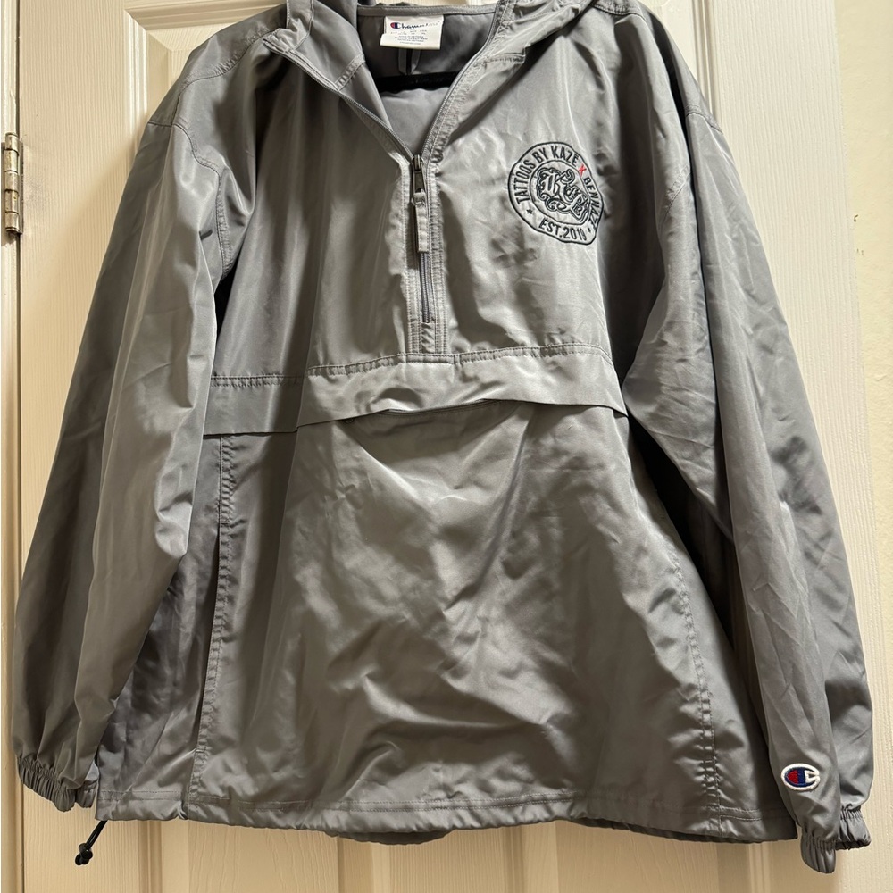 Champion Gray Pullover Jacket - image 1